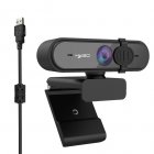 1080P HD Webcam with Mic Fast Autofocus Web <span style='color:#F7840C'>Camera</span> with Protective Cover HD 1080P