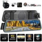 1080P HD Car Dvr Front Rear Dual Dash Cam 10-Inch Touch Screen Video Recorder