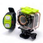 1080p HD Sport Action Camera with Wi Fi function  wide angle recording  remote control bracelet and many other great functions   Record the adrenaline