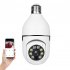 1080p Ip E27 Light Bulb Camera 360 Degree Wi fi Infrared Night Vision Smart Wireless Security Camera   2 4G 5G  White