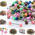 10PCS Set Colorful Ball Straight Rod Tongue Nail Wear Decoration