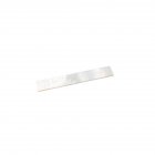 10Pcs Rectangular Decorate Inlay Material White Mother of Pearl Shell Blanks 43*7mm Thickness 1.2mm white