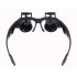 10X 15X 20X 25X Magnifying Glass Set with Headband   LED Light Magnifier Watchmaker Jewelry Optical Lens Without battery