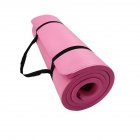 10mm Extra Thick Yoga Mat Non-slip High Density Anti-tear Fitness Exercise Mats With Carrying Strap pink