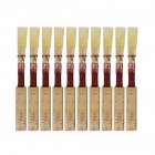10pcs/set 7.2x0.7x0.7cm Natural Reed <span style='color:#F7840C'>Oboe</span> Reeds Wind Instrument Part red