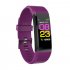 115plus Bluetooth Smart Watch Heart Rate Blood Pressure Monitor Fitness Tracker Bracelet  Red