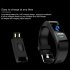 115plus Bluetooth Smart Watch Heart Rate Blood Pressure Monitor Fitness Tracker Bracelet  Purple