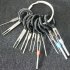 11Pcs Set Terminal Removal Tools Car Electrical Wiring Crimp Connector Pin Extractor Kit 11 sets