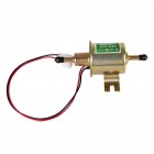 12-24V HEP-02A Universal Electronic Fuel Pump for Motorcycle Golden Silver