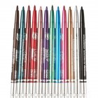 12 Color/box Glitter <span style='color:#F7840C'>Eye</span> Liner Pen Waterproof Pigment Eyeiner Pen Beginner <span style='color:#F7840C'>Eye</span> Makeup Cosmetic 12-color automatic pen