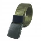 125CM Nylon Belt Male  Belt Mens Army Green