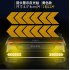 12PCS Big Car Night Warning Reflective Sticker Scratch Modified Electric Motorcycle Body Sticker  yellow