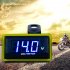 12v Universal Car Voltmeter Voltage  Gauge Panel Meter Car Digital Led Display With Bracket For Car Motorcycle Motor Bike Blue light