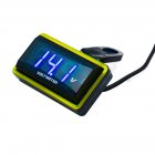 12v Universal Car Voltmeter Voltage  Gauge Panel Meter Car Digital Led Display With Bracket For Car Motorcycle Motor Bike Blue-light