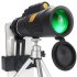 12x50 Single Tube Binoculars Zoom Monocular Vocal Concert Telescope Pocket Hunting Scope Optical Prism Scope Monocular