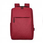 15.6 Inch Men Women Waterproof Laptop  Backpack Multifunctional Large Capacity Usb Charging Case Laptop Bag For Work Travel Red