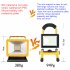 15w   30w Led Rechargeable Flood  Light 3 5h Fast Charging High brightness Warning Lamp Portable Emergency Light For Outdoor Camping 15w 4400mah