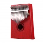 17 Key Kalimba Thumb Piano Kids Adults Body Music Finger Percussion <span style='color:#F7840C'>Keyboard</span> red
