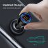 18W 3 1A Car Charger Fast Charger 3 0 Universal Dual USB Adapter for Samsung Xiaomi 8 Mobile Phone black Car charger  type c data cable