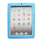 1PC New White Back Hard+Soft Rubber Dual Layer Hybrid Case Cover For iPad 2 3 4 Sky Blue