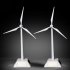 1PC Solar Windmill Rotary Machine Puzzle DIY Assembled Toys Environmental Science and Education Experimental Ornaments white