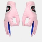 1pair Children Unisex Golf Gloves Breathable Left/Right Hand Anti-skid Glove Pink 14
