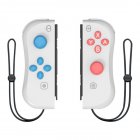 1pair Wireless Bluetooth <span style='color:#F7840C'>Game</span> <span style='color:#F7840C'>Handle</span> Joy Cons <span style='color:#F7840C'>Gaming</span> <span style='color:#F7840C'>Controller</span> Gamepad For Nintend Switch NS Joycon Console with Wrist Strap Light grey