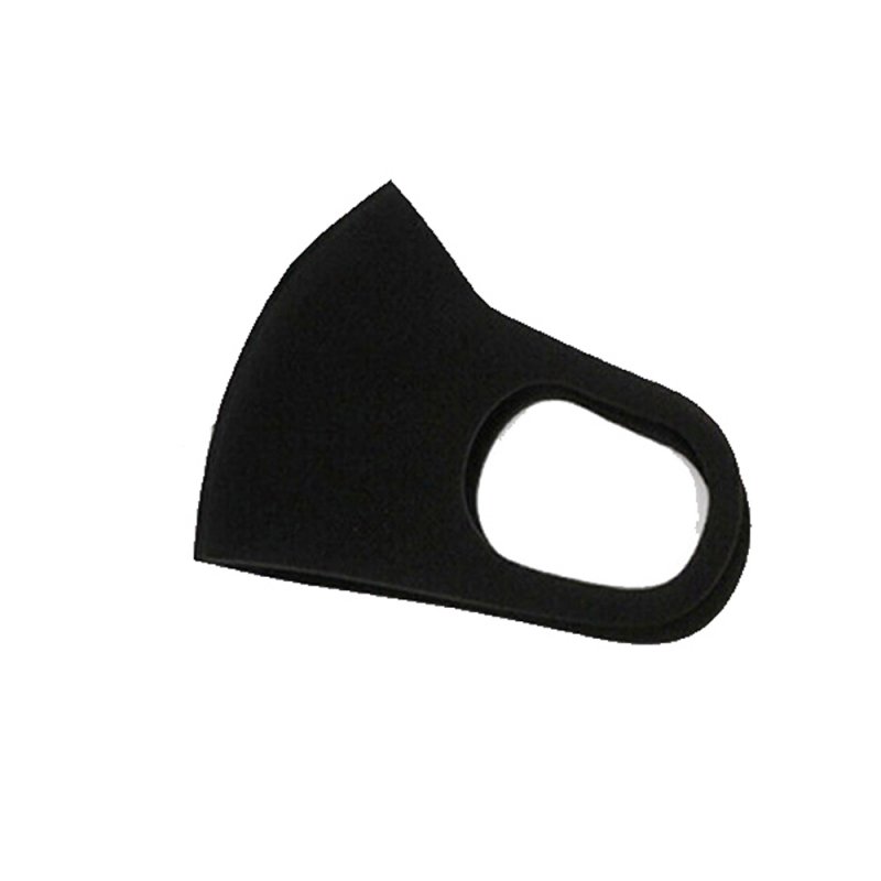 1pc/3pcs 3D Anti-fog Sponge Dustproof Washable PM2.5 Protective Mask for Kids black_1pc