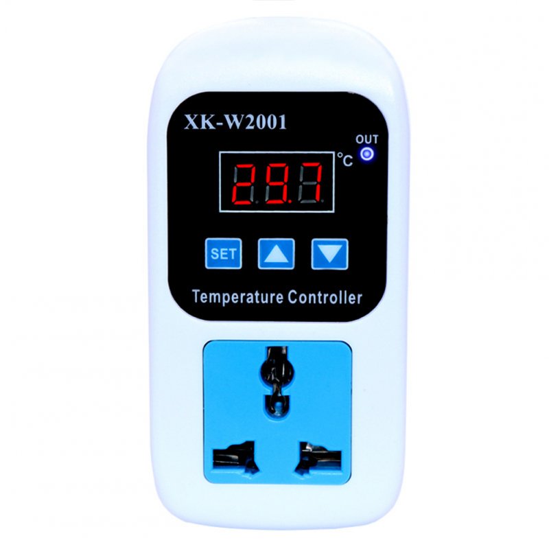 1set SMY-W2001 Temperature  Controller Intelligent Digital Display Electronic Temperature Control Switch Socket