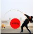 2 1 2 4 2 7 3 0 3 6m Super Hard Telescopic Fishing Rod Carbon Spinning Pole Sea Fishing Stick Metal Ring Red with ground