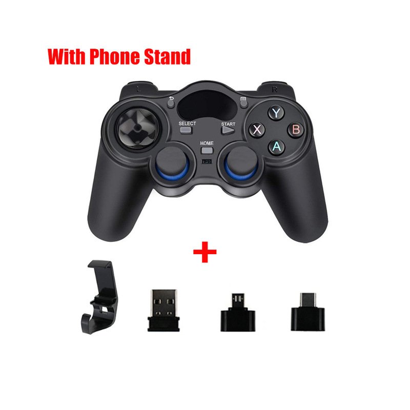 2.4G Gamepad Joystick Wireless Controller for PS3 Android Smart Phone TV Box Laptop Tablet PC black