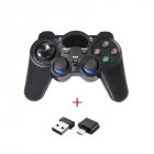 2.4G Wireless Controller PC Gamepads Gaming Joystick Compatible For Android Phones / PC / PS3 / TV Box Black USB+micro