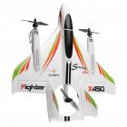 2.4g 6ch Wltoys Xk X450 3d/6g Vertical Takeoff Led RC Glider RC Airplane