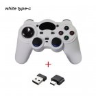 2.4g Android <span style='color:#F7840C'>Gamepad</span> Wireless <span style='color:#F7840C'>Gamepad</span> Joystick Game Controller Joypad White type-C interface
