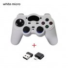 2.4g Android <span style='color:#F7840C'>Gamepad</span> Wireless <span style='color:#F7840C'>Gamepad</span> Joystick <span style='color:#F7840C'>Game</span> Controller Joypad White micro interface