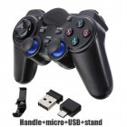 2.4g Gamepad Android Wireless Joystick Controller Grip For Ps3/smartphone Tablet Smart Tv Box (Handle+USB+OTG+Bracket) micro interface