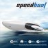 2 4g Remote  Control  Boat Competitive Speedboat High speed Electric Remote Control Double sided Ship Summer Water Children Toy White T17B 1