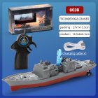 2.4g Remote Control Mini Boat Rechargeable Simulation Warship Summer Water Toys