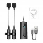 2.4g Wireless Lavalier Microphone Portable Lightweight Clip-On Microphones