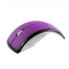 2.4g Wireless Mouse Portable Foldable Notebook Computer Accessory purple