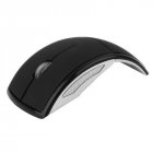 2.4g Wireless Mouse Portable Foldable Notebook Computer Accessory black
