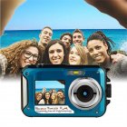 2.7 Inch Action Camera 1080 60fps 24mp Waterproof Shockproof Recording Sport Digital Cameras blue