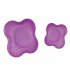 2 Packs Yoga Knee Pad Cushion Extra Thick PU Pilates Kneeling Pad For Kneeling Pad Elbows Wrist Hands Head Purple  pair 