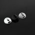 2 Pair Silicone Case Cover Earbud Anti Slip Earphone Tips for Apple AirPods Earpods white