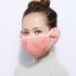 2 in 1 Unisex Warm Ear Cover   Dust proof Mask Perfect Wear Accessory for Winter champagne