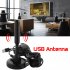 200 Miles Antenna 360 Degrees Receiving Signals 25dbi Indoor Outdoor Digital Tv Hdtv Antenna Sucker Mounted black