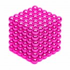 216Pcs 5mm DIY Magic Magnet Magnetic Blocks Balls Sphere Cube Beads Puzzle Building Toys Stress Reliever Pink