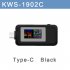 24 pin Type c Bidirectional Tester 0 96 inch Color Screen Usb Digital Display Current Voltage Test Meter KWS 1902C black