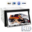 2DIN 7 inch super pixel 800 x 480 resolution touchscreen region free car DVD player featuring Bluetooth has been built for you to enjoy your entertainment