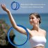 2PCS Arm Hoops Mini Weight Loss Tire Set Lightweight Arm Hoops Fitness Accessories For Yoga Exercise blue